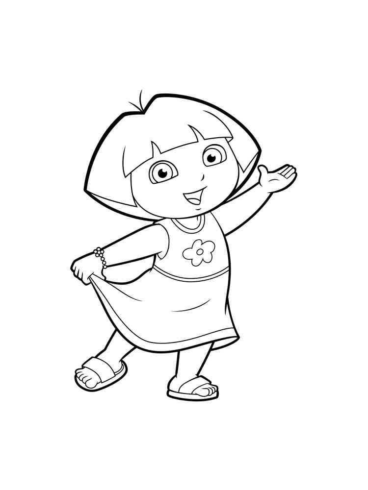 Dora The Explorer 66 coloring page