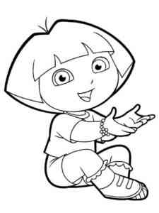 Dora The Explorer 8 coloring page