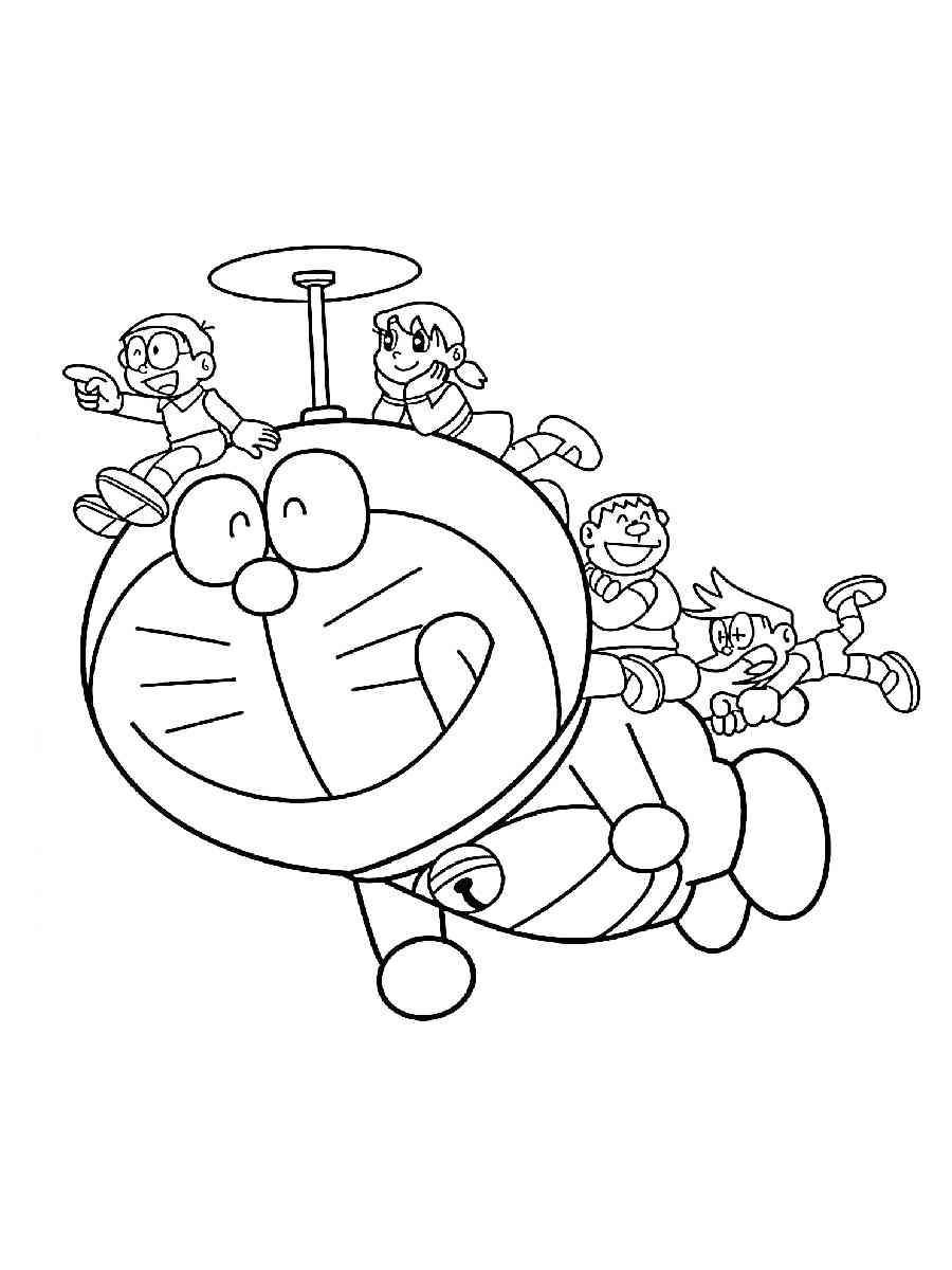 Doraemon 20 Coloring Page 