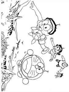 Doraemon 5 coloring page