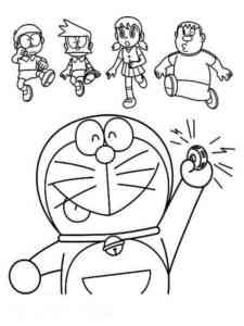 Doraemon 6 coloring page