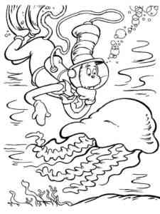 Dr. Seuss 3 coloring page