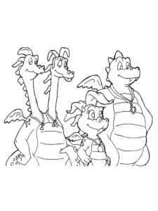 Dragon Tales 1 coloring page