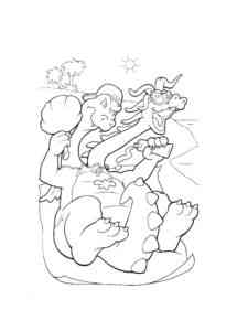 Dragon Tales 11 coloring page