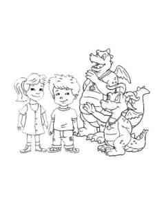 Dragon Tales 5 coloring page