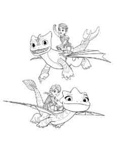 Dragons Rescue Riders 13 coloring page