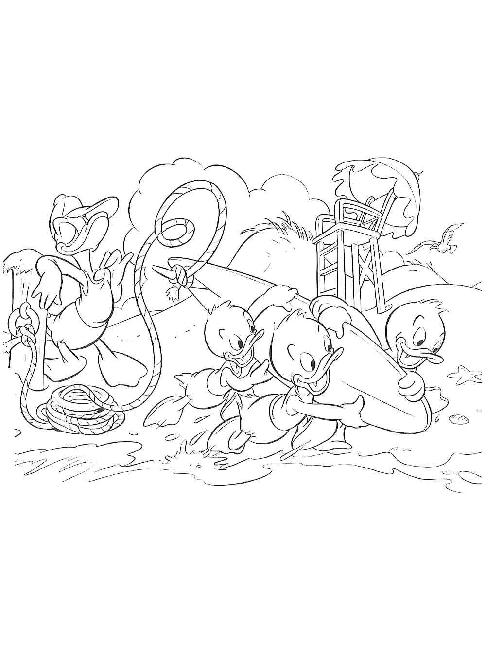 DuckTales 12 coloring page
