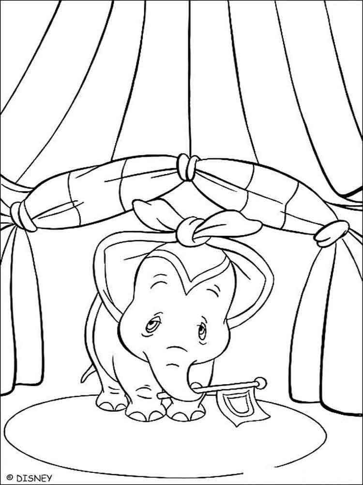 Dumbo 10 coloring page