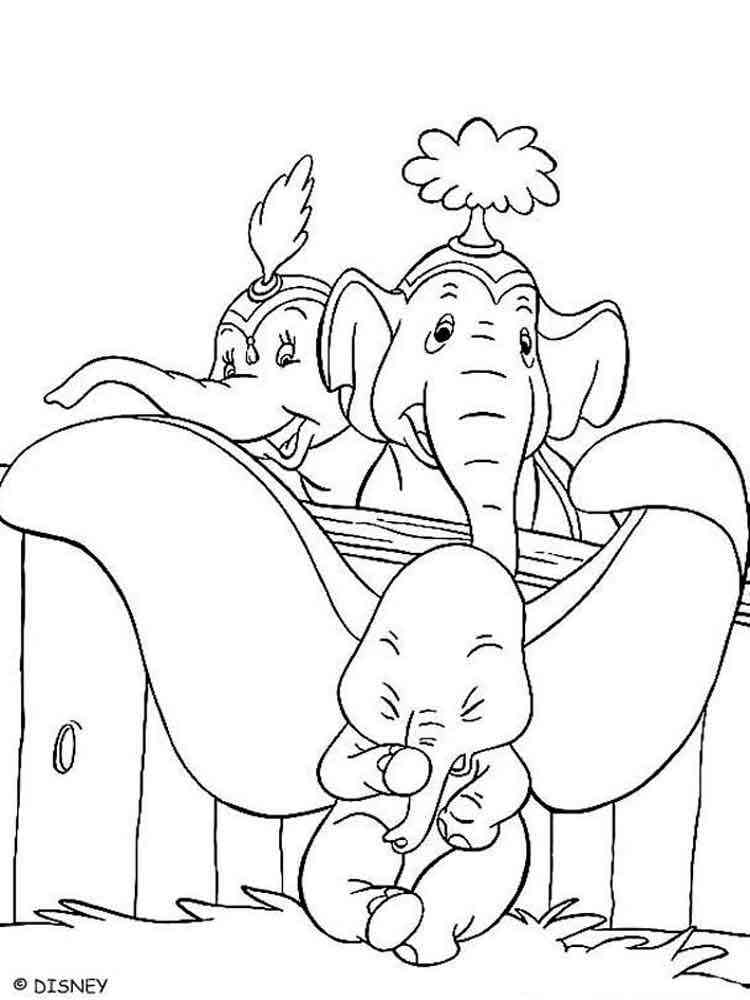 Dumbo 12 coloring page
