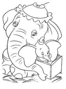 Dumbo 3 coloring page