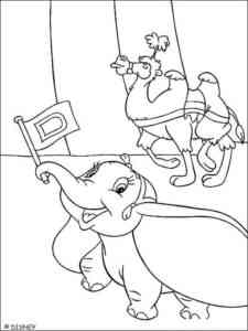 Dumbo 9 coloring page