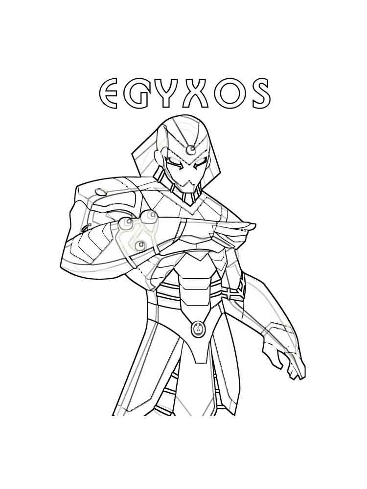 Egyxos 19 coloring page