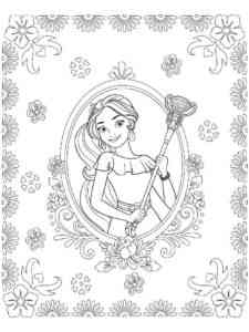 Elena of Avalor 1 coloring page