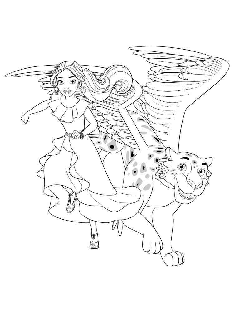 Elena of Avalor 11 coloring page