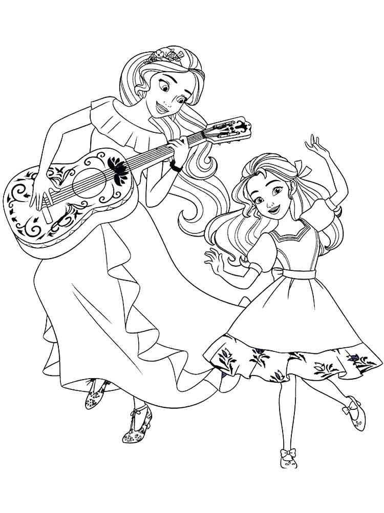 Elena of Avalor 13 coloring page