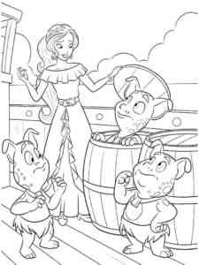 Elena of Avalor 14 coloring page