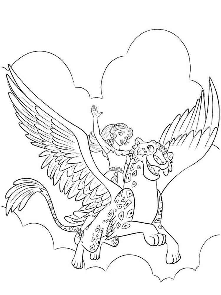 Elena of Avalor 15 coloring page