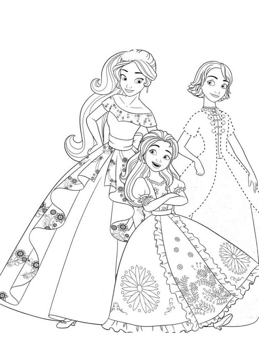 Elena of Avalor 16 coloring page