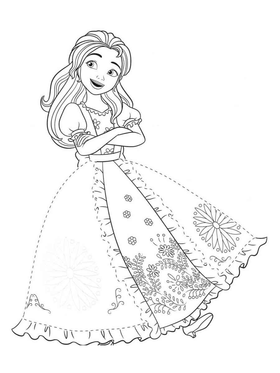 Elena of Avalor 17 coloring page