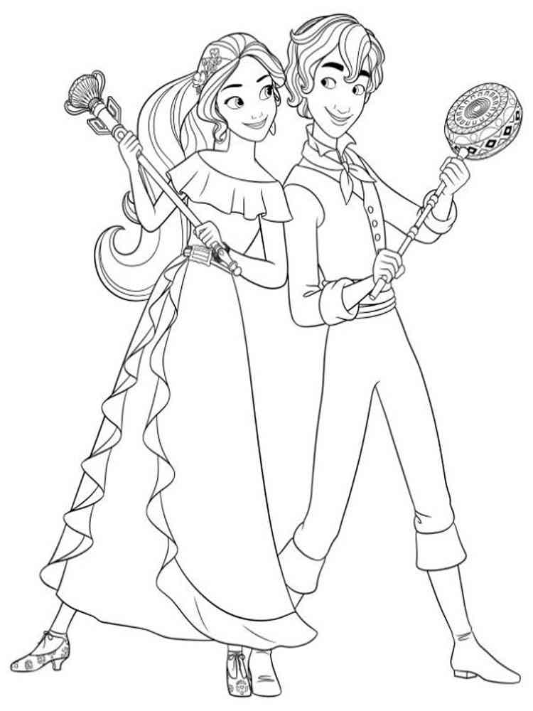 Elena of Avalor 24 coloring page