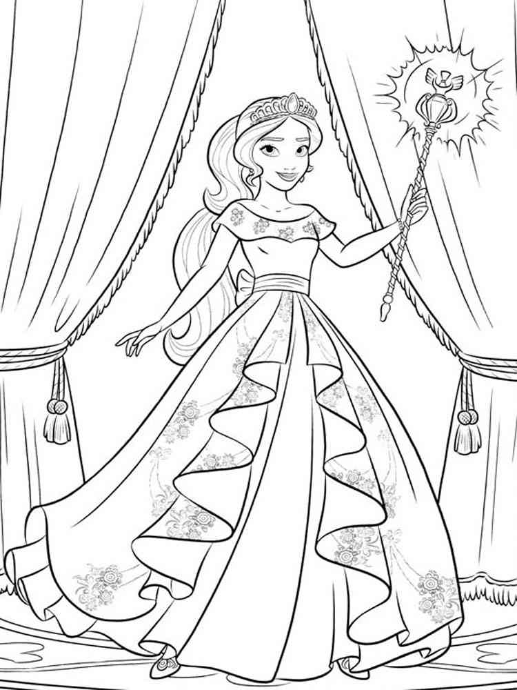 Elena of Avalor 28 coloring page