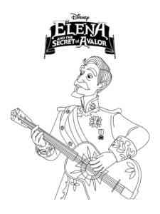 Elena of Avalor 29 coloring page