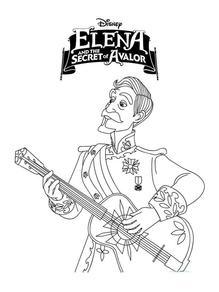Elena of Avalor 29 coloring page