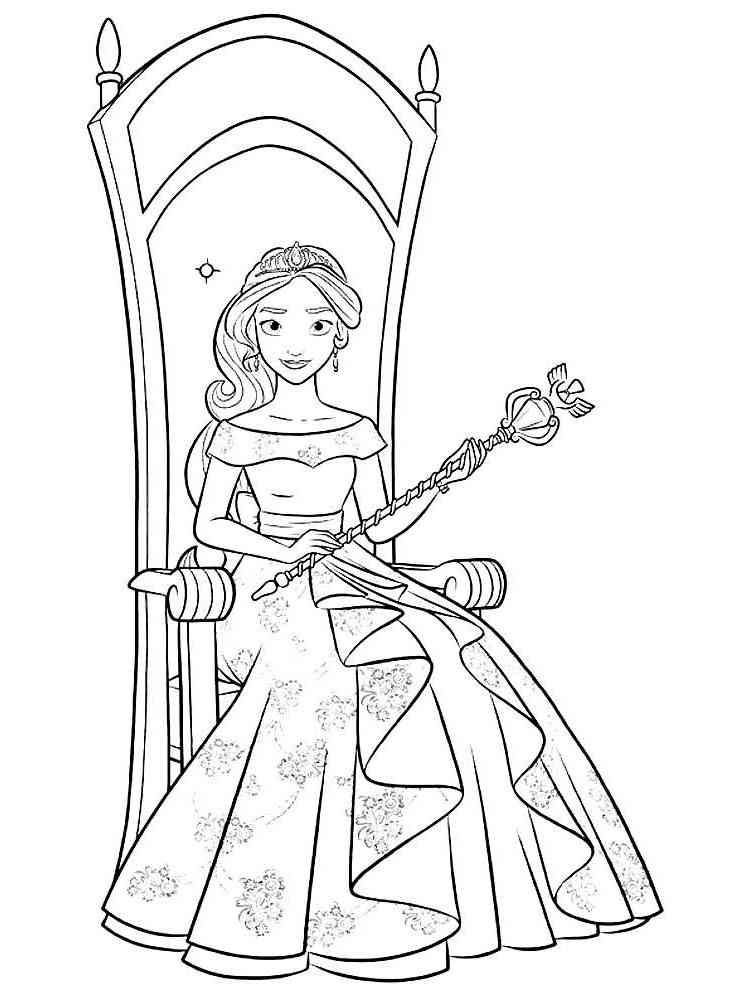 Elena of Avalor 33 coloring page
