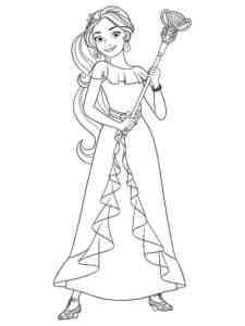 Elena of Avalor 34 coloring page