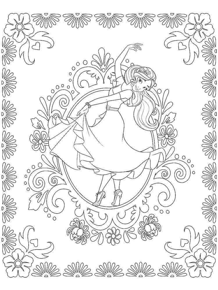 Elena of Avalor 5 coloring page