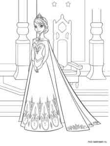 Elsa and Anna 31 coloring page
