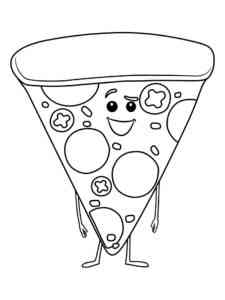 Pizza from Emoji Movie coloring page