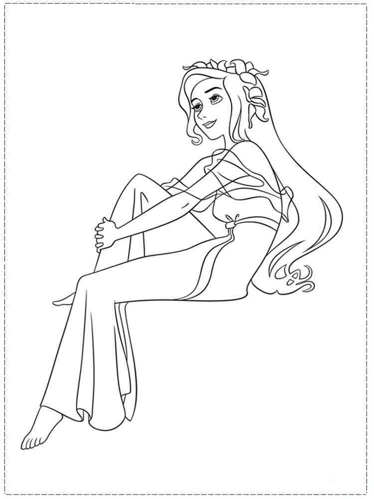Enchanted 1 coloring page