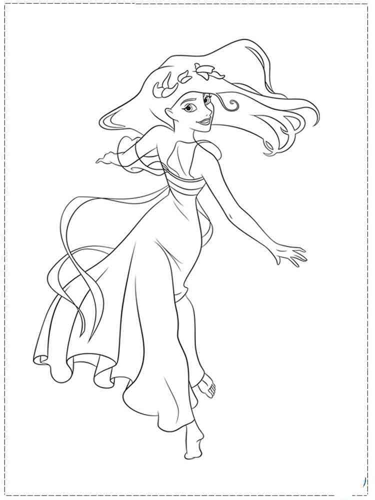Enchanted 5 coloring page