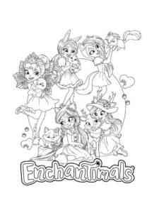Enchantimals 6 coloring page