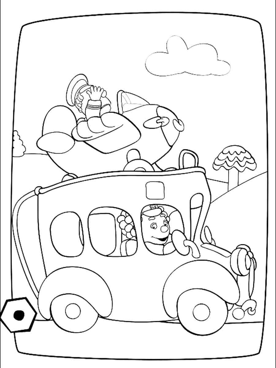 Engie Benjy 4 coloring page