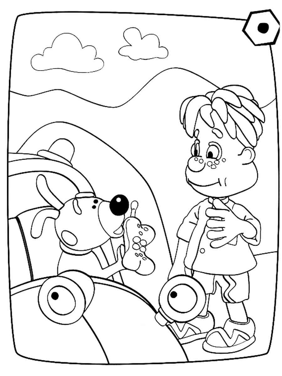 Engie Benjy 5 coloring page