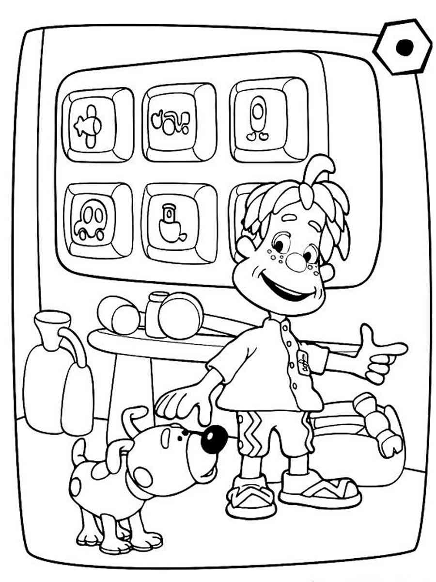 Engie Benjy 7 coloring page