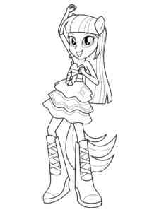Equestria Girls 10 coloring page