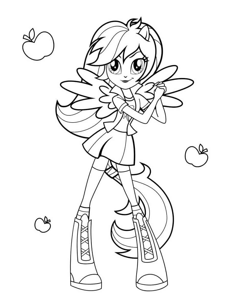 Equestria Girls 22 coloring page