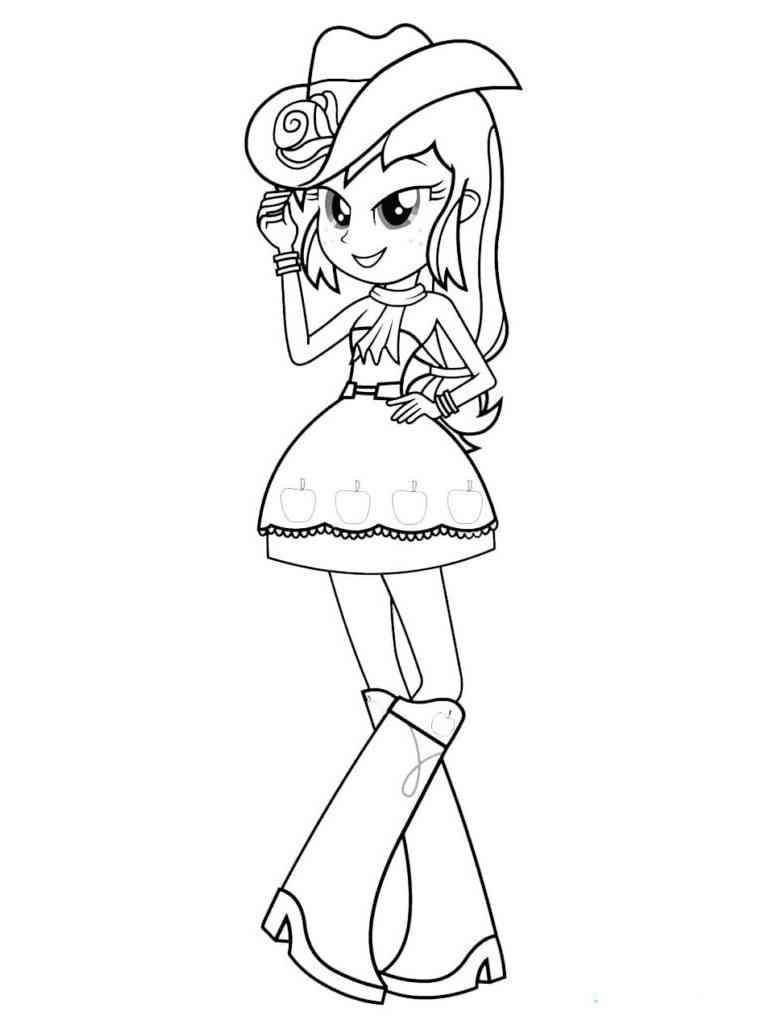 Equestria Girls 24 coloring page