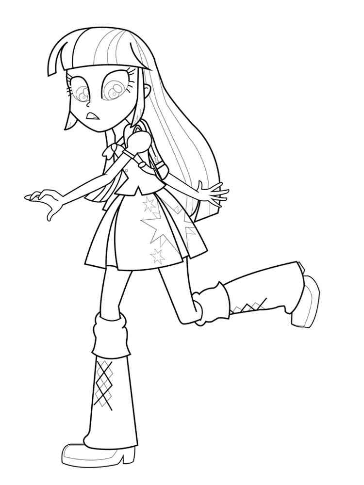 Equestria Girls 3 coloring page