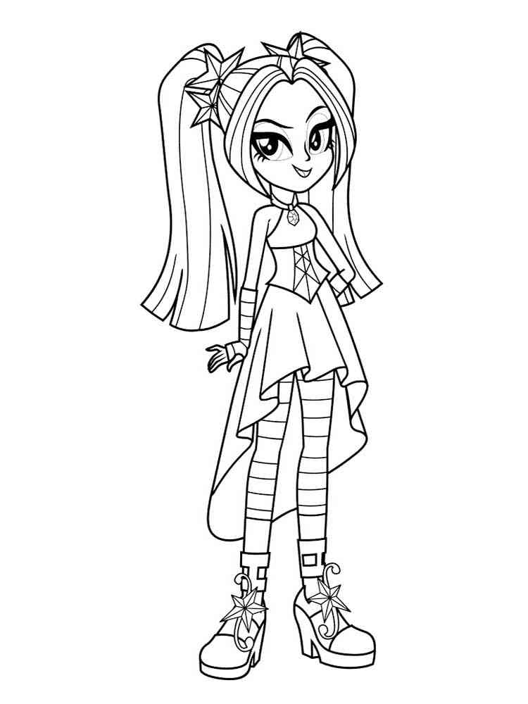 Equestria Girls 32 coloring page