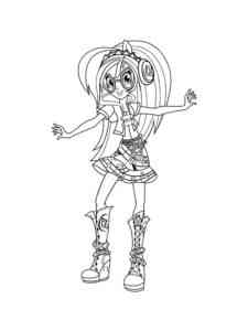 Equestria Girls 35 coloring page