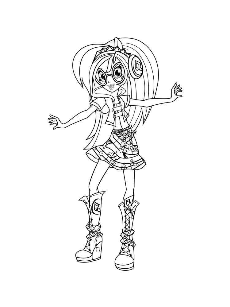 Equestria Girls 35 coloring page