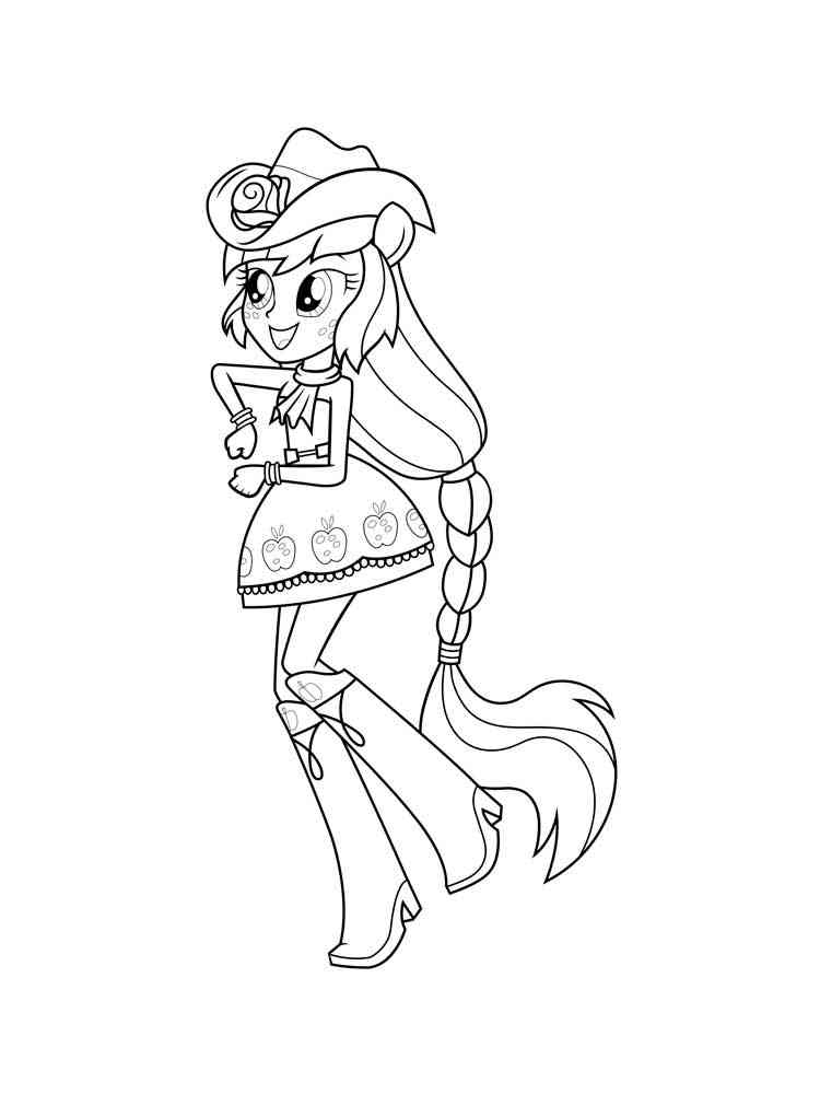 Equestria Girls 36 coloring page