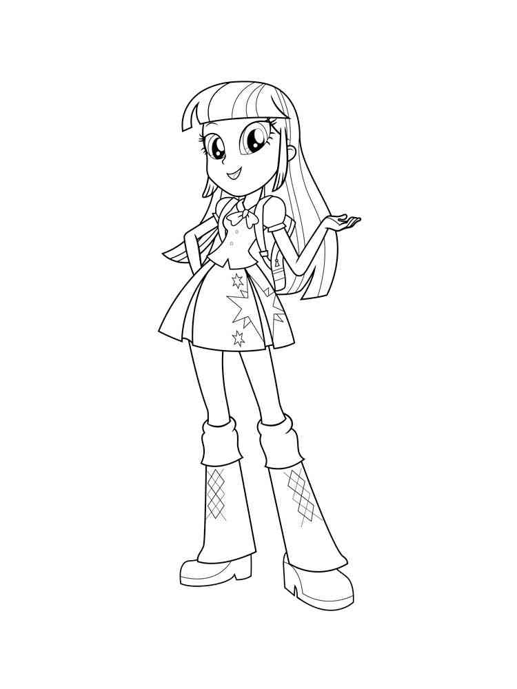 Equestria Girls 37 coloring page
