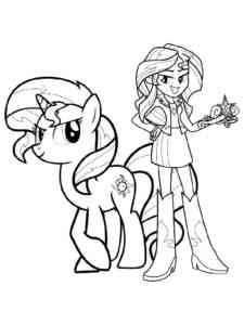Equestria Girls 38 coloring page