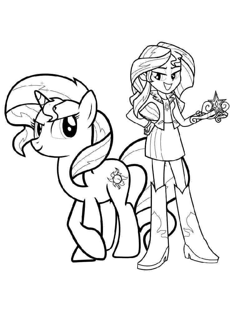Equestria Girls 38 coloring page