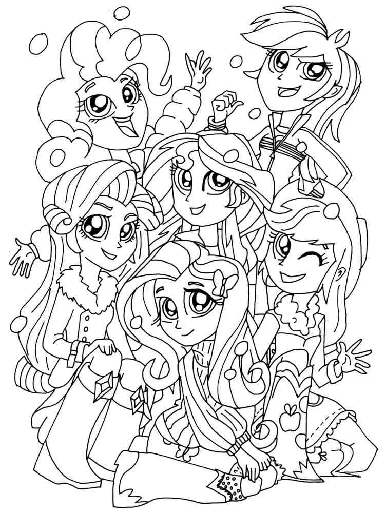Equestria Girls 41 coloring page